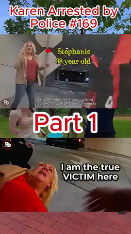 Karen Arrested by Police #169 Part 1 #cops #copsoftiktok #copsontiktok #copsusa #bodycam #police #policeoftiktok #policeontiktok #policeoffcier #fyp #foryou #usa #tiktok #america #fbi #policecar #woman 
