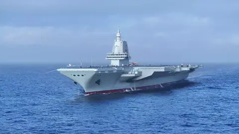 Chinese aircraft carrier Fujian #fyp #chinesenavy