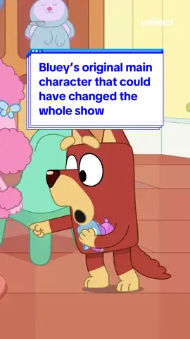 #Bluey’s original main character that could have changed the whole show 💙 #blueytok #blueyheeler #yahooaustralia 