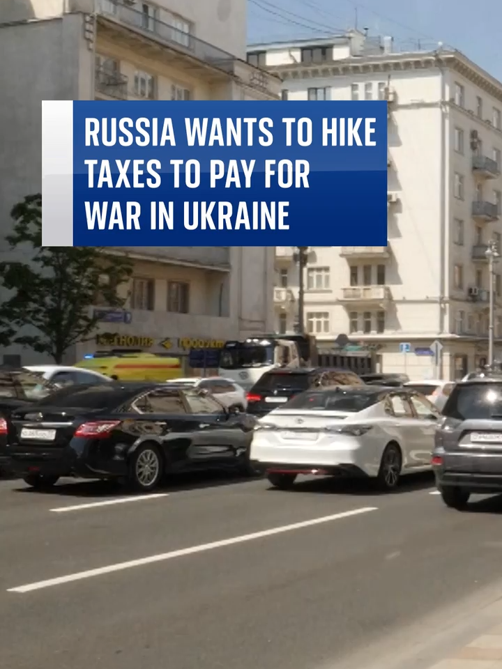 As the war in Ukraine continues to drain the Kremlin's coffers, the government is scrambling to find new ways to finance it.  Now, after nearly a quarter of a century with most Russians paying just 13% in taxes, Putin is eyeing the biggest tax shake-up in a quarter of a century. #russiawar #putin #ukrainerussia