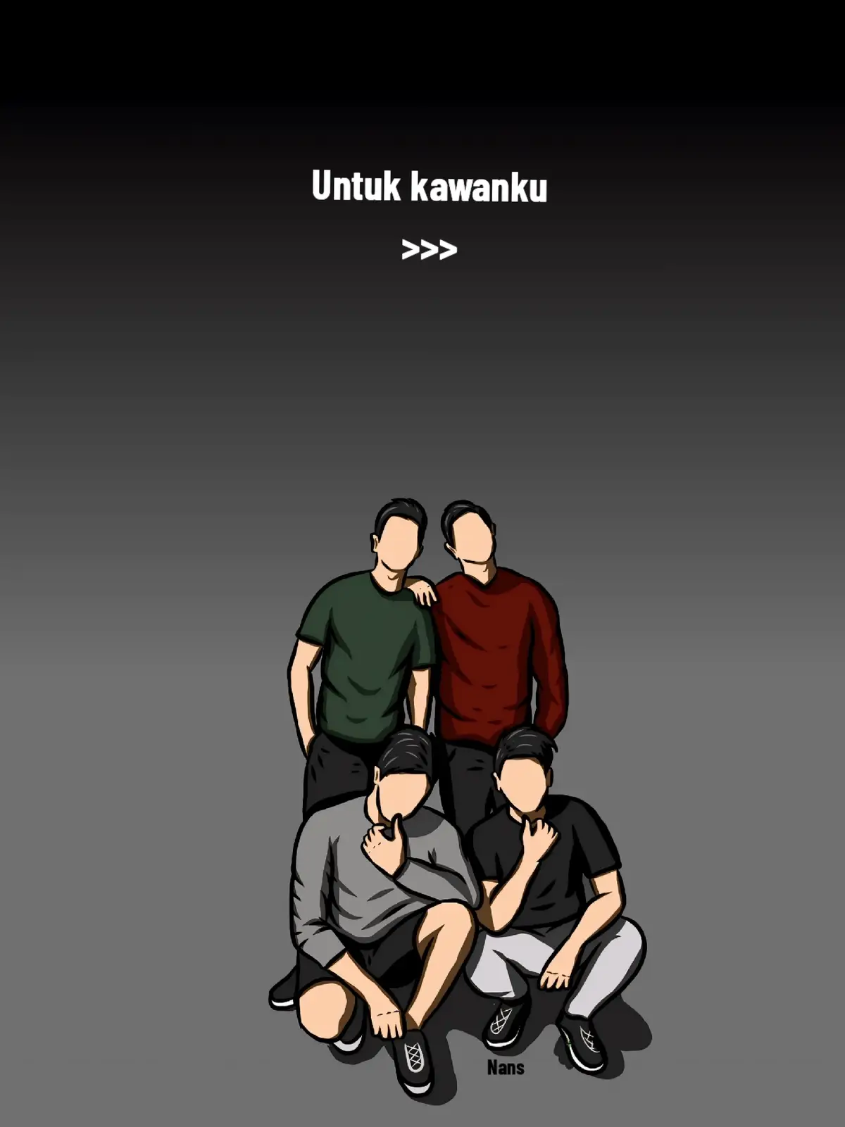 panjang umur pertemanan  #ilustrasi #infinitedesign #katakata #quotes #storysad #xyzabc 