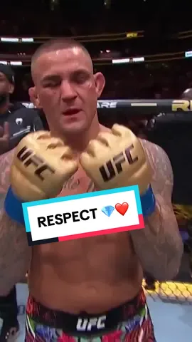 Nothing but respect for Dustin Poirier 💎❤️  #UFC302 #UFC #MMA #DustinPoirier | LIVE on TNT Sports & discovery+