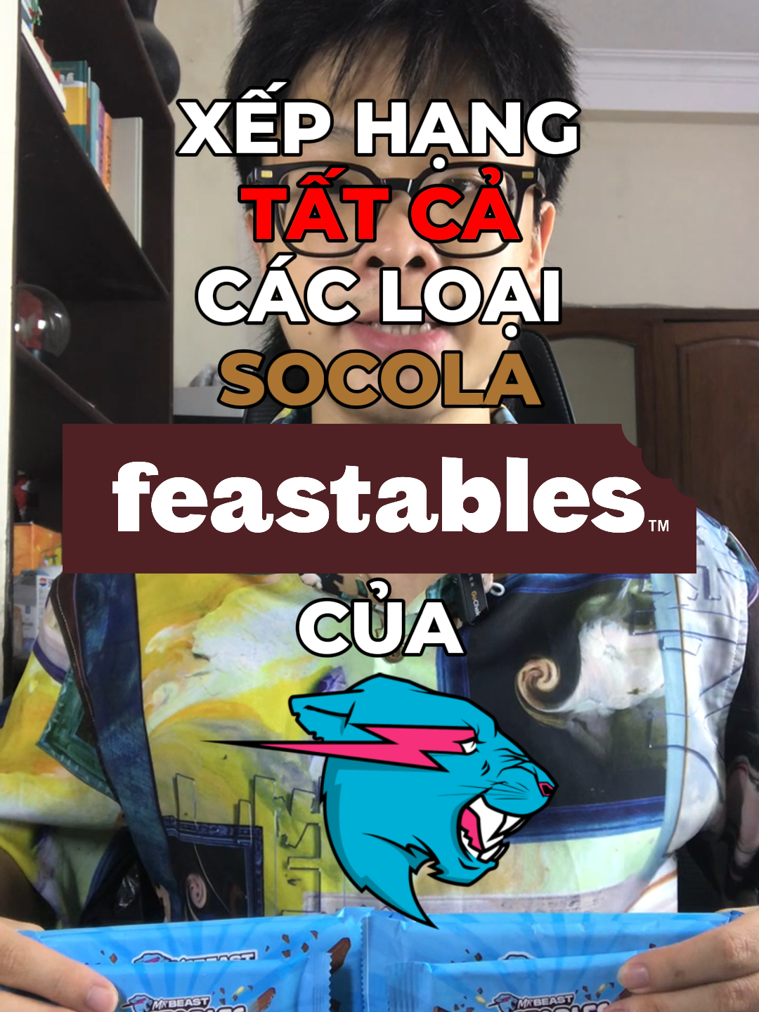 Xếp hạng tất cả các loại socola Feastables của MrBeast #reviewanngon #ancungtiktok #mrbeast