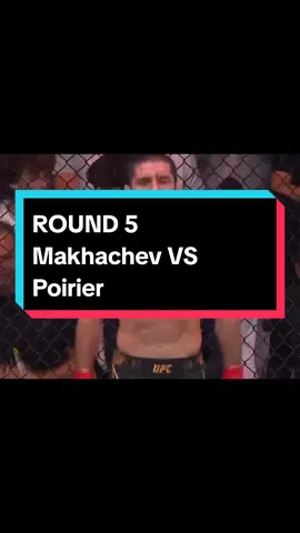 ROUND 5. Islam Makhachev VS Dustin Poirier UFC LIGHTWEIGHT CHAMPIONSHIP #UFC #islammakhachev #dustinpoirier #fyp 