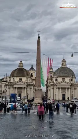 #FrecceTricolori #Roma #2giugno #piazzadelpopolo #Sorvolo