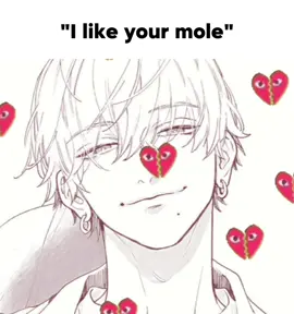 You noticed my mole? *French kiss* #fy #fyp #foryou #foryoupage #viral #relateable #trend #ichimurakohaku #foru #uruwashinoyoinotsuki #fypシ゚viral  (Wanna hop on trend but i aint wanna show my face yet)  : Checked by my content agent AKA @shu 𒉭 
