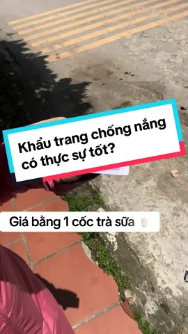 Khẩu trang chống Uv có thực sự tốt như lời đồn ? #khautrang #khautrangchongnang #khautrangphamthoai #khautranghangdumuc 