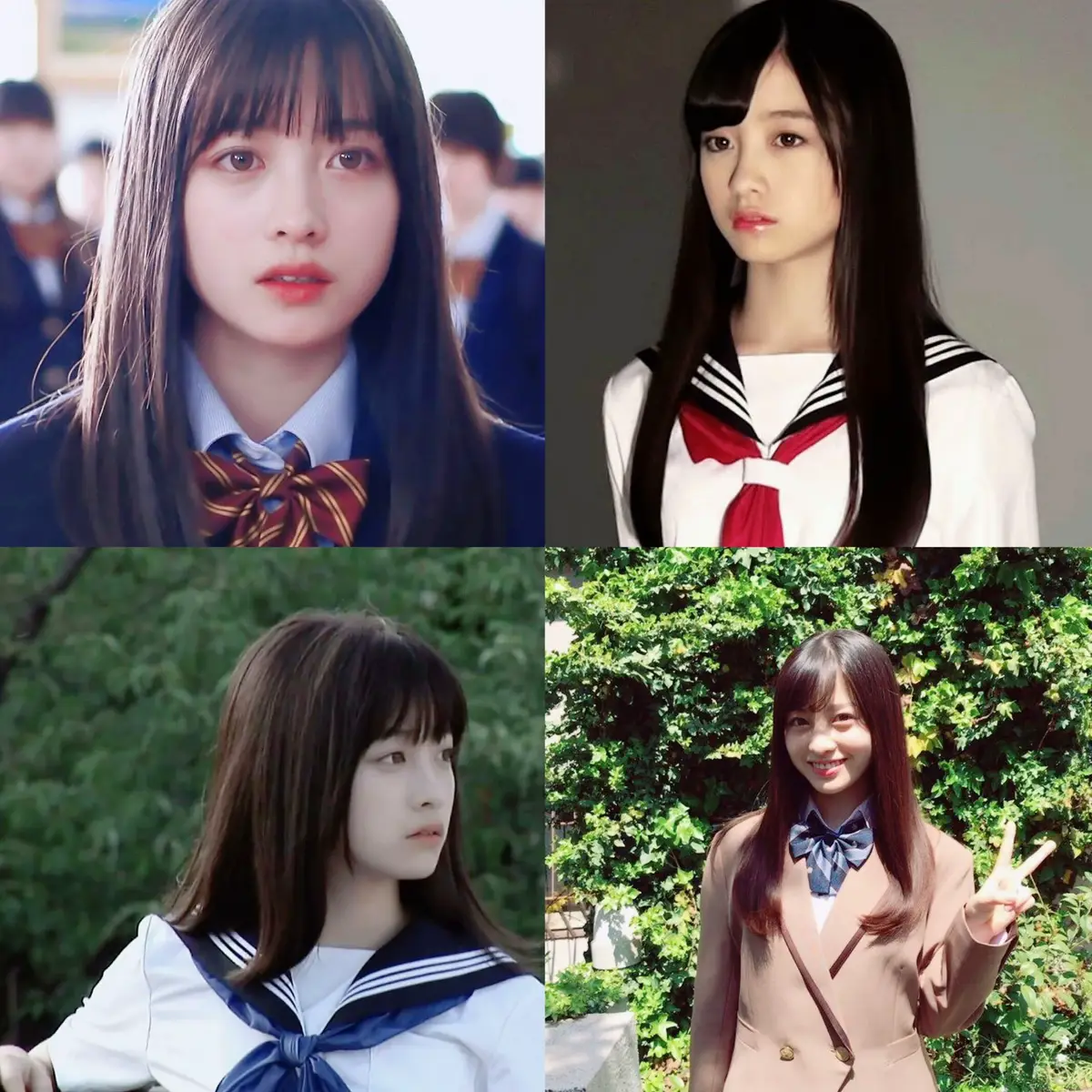 この4人で純度100%の学園恋愛ドラマやって欲しい。#橋本環奈 #吉沢亮 #浜辺美波 #横浜流星 