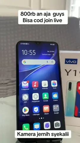 Vivo y19 RAM 8/256GB Baru Fullset Segel Garansi 1Tahun Murah hanya Rp868.000 #vivo #y19  #hptermurah 
