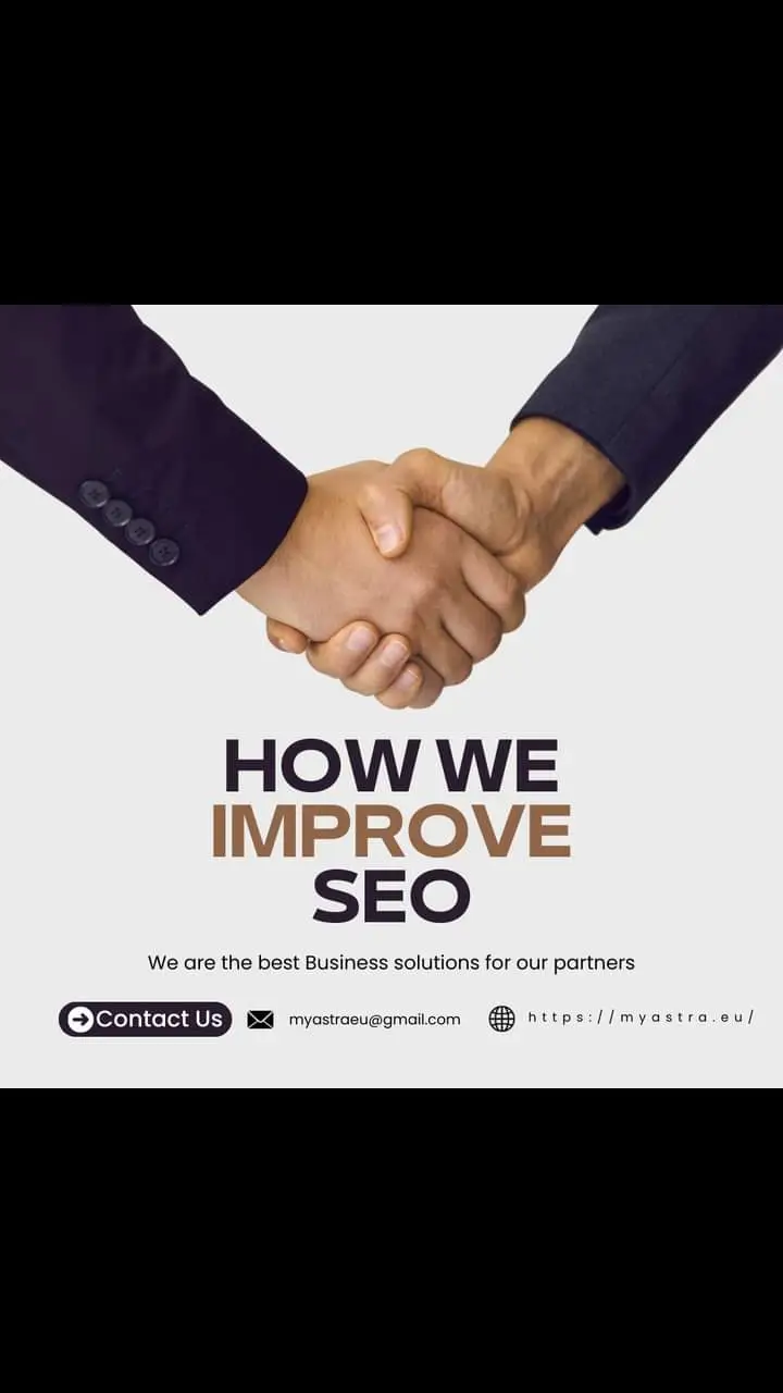 ## How We Improve SEO for Our Partners at MyAstra At MyAstra, we are dedicated to helping our partners reach new heights in their online presence. Here are a few ways we improve SEO for our partners: ### 1. Keyword Analysis We conduct a detailed analysis of the keywords relevant to your business. This helps us identify the most suitable words and phrases your customers are searching for and optimize your content accordingly. ### 2. Content Optimization We help you create high-quality and relevant content that attracts and retains visitors' attention. We optimize your texts, images, and videos to ensure better search engine rankings. ### 3. Technical SEO We focus on the technical aspects of your website, such as loading speed, mobile optimization, and URL structure. These elements are crucial for good search engine rankings. ### 4. Link Building We build quality links to your site from reputable sources. This increases your website's authority and improves its visibility in search results. ### 5. Local SEO We optimize your presence in local searches so that customers near you can easily find you. We register you on Google My Business and other local directories. ### 6. Monitoring and Analysis We monitor your SEO results and analyze the data to identify what works best and where improvements are needed. This allows us to make strategic adjustments and achieve even better results. ### Why Choose MyAstra? We understand the importance of SEO and are committed to helping you succeed online. With our expertise and dedication to results, you can be confident that your business will stand out. ### MyAstra – Your Partner for a Successful Online Business! #seo #viral #fyp #foryou  #foryoupage  #explore  #tiktok  #trending 