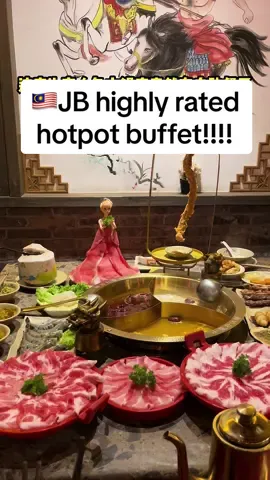 🇲🇾JB super highly rated hotpot shop now serves hotpot buffet 😍😍 Superb service, soup and food!!! Theres Australian/US beef, Iberian pork, scallop, fried ice cream, skewers and more!! 🤤Definitely worth the money! You can opt for normal or premium buffet (we got the premium)! 新山高人气火锅店也有火锅自助餐啦！！他们的服务真的没话说，汤好喝，食物新鲜！！🤤🤤 我们选的是奢华自助，自助有包括肥牛，黑猪肉，海鲜，炸雪糕，小酥肉等！😍😍  📍 小龙行江湖新山店 Dragon's Journey Hotpot JB  25D, Jalan Dato Abdullah Tahir, Taman Abad, 80300 Johor Bahru, Johor, Malaysia #WhereToEat #jbfood #johorbahru #jbfoodie #新山 #新山美食 #buffet #jbbuffet #hotpot 