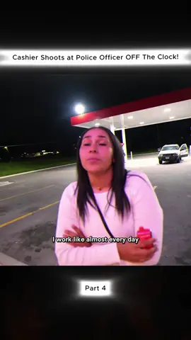 Cashier Shoots at Police Officer Off the Clock! Part 4 #gasstation #gasstationstorytime #caiden #cashier 