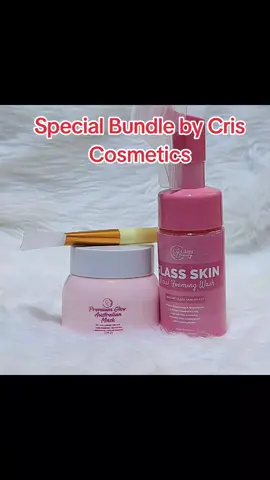 BUY HERE❗❗❗🛒🛍️👇 Special Bundle Promo, Facial Foam Wash and Australian Mask by Cris Cosmetics. #criscosmetics #facialfoamwash #facial #mask #glassskin #facialwash #skincare #fyp #fypシ゚viral 