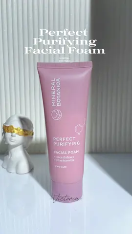 facial foam kecintaan aku yg cocok buat acne prone skin 🥰✨🫧 @Mineral Botanica  #fyp #fypシ #reviewskincare 