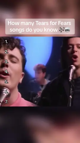 How many did you get 😁 #fypシ゚ #tearsforfears Tears for fears best songs  Everybody wants to rule the world tears for fears 