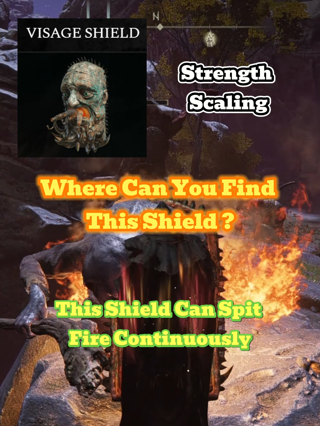 Visage Shield Location Elden Ring (Funny Weapon) how to get visage shield easily and quickly ? strength scaling, this shield can spit fire, elden ring build and tips to recover this shield you have to go to the beginning of caelid, enter the cave to face a duo of rather simple bosses, this shield can spit fire continuously is very fun to use, its scaling is done on strength, it exists 2 shields of this type in the game, this one and another that project fireballs #eldenring #eldenringhype #eldenringtips #eldenringtutorial #eldenringlocation #fyp #eldenringguide #eldenringbuild #eldenringweapons #eldenringedit #eldenringbuild #eldenringhelp