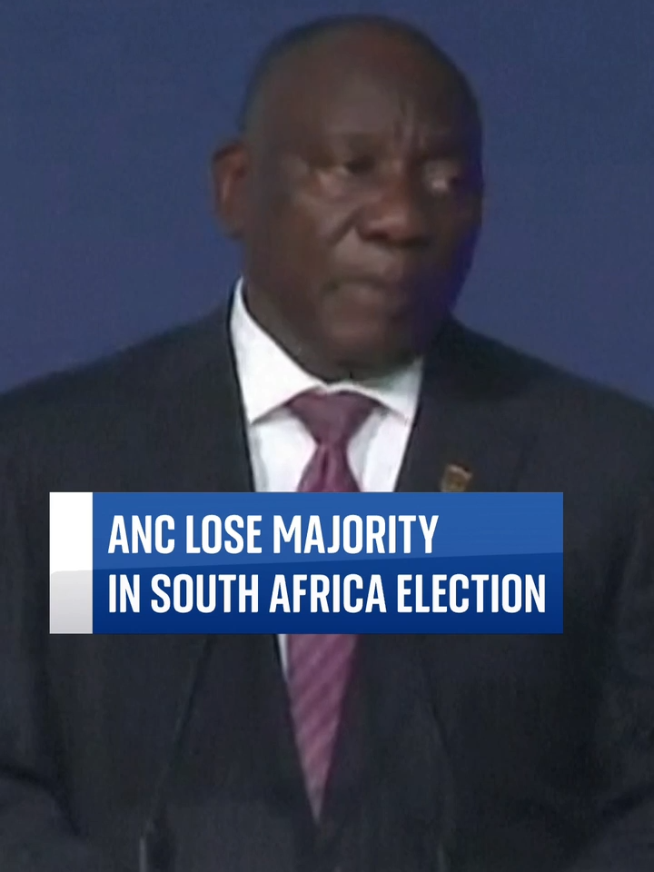 The African National Congress - once the party of Nelson Mandela - has lost its majority, following dwindling support and poor voter turnout #ANC #SouthAfrica