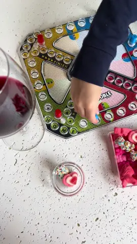 Game night essential: RUBY BOND candy 🍭🍬 Makes defeat hurt less 🤣 What’s your favorite game night game? Comment ⬇️ #rubybond #candy #candyboard #candyboards #trouble #GameNight #fun 