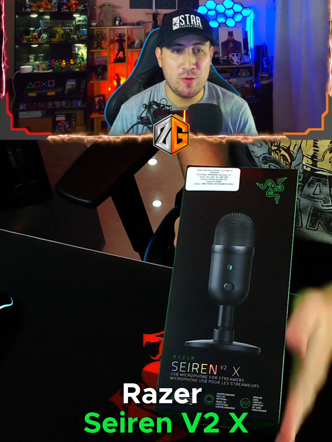 Unboxing del micrófono @razer Seiren V2 X! #razer #razerstreamer #razergaming @razerlatam