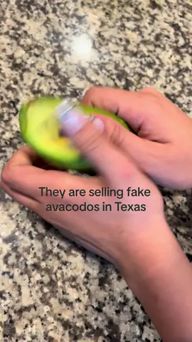 They’re  selling fake avocados in TEXAS#foryoupage #foryoupageofficiall #avocado #lafiestaaustintexas 