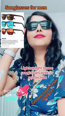3 pairs sunglasses #turbopep #sunglasess #lightweightsunglass #3pairs #mensunglass #tiktokshopsummmersale #foryoupage #fyp#tik_tok #fypシ゚viral 
