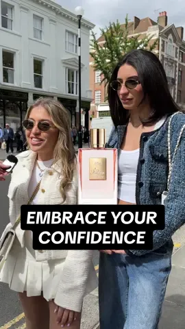 Embrace your confidence with this perfume ✨ #kilianperfume #fragrance #streetinterview 