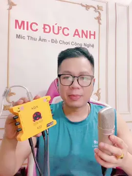 Bộ sound card K10 kết hợp micro AT100 chuyên nghiệp #xuhuong #micthuam #k10 #at100 #k10micat100 #micducanh 