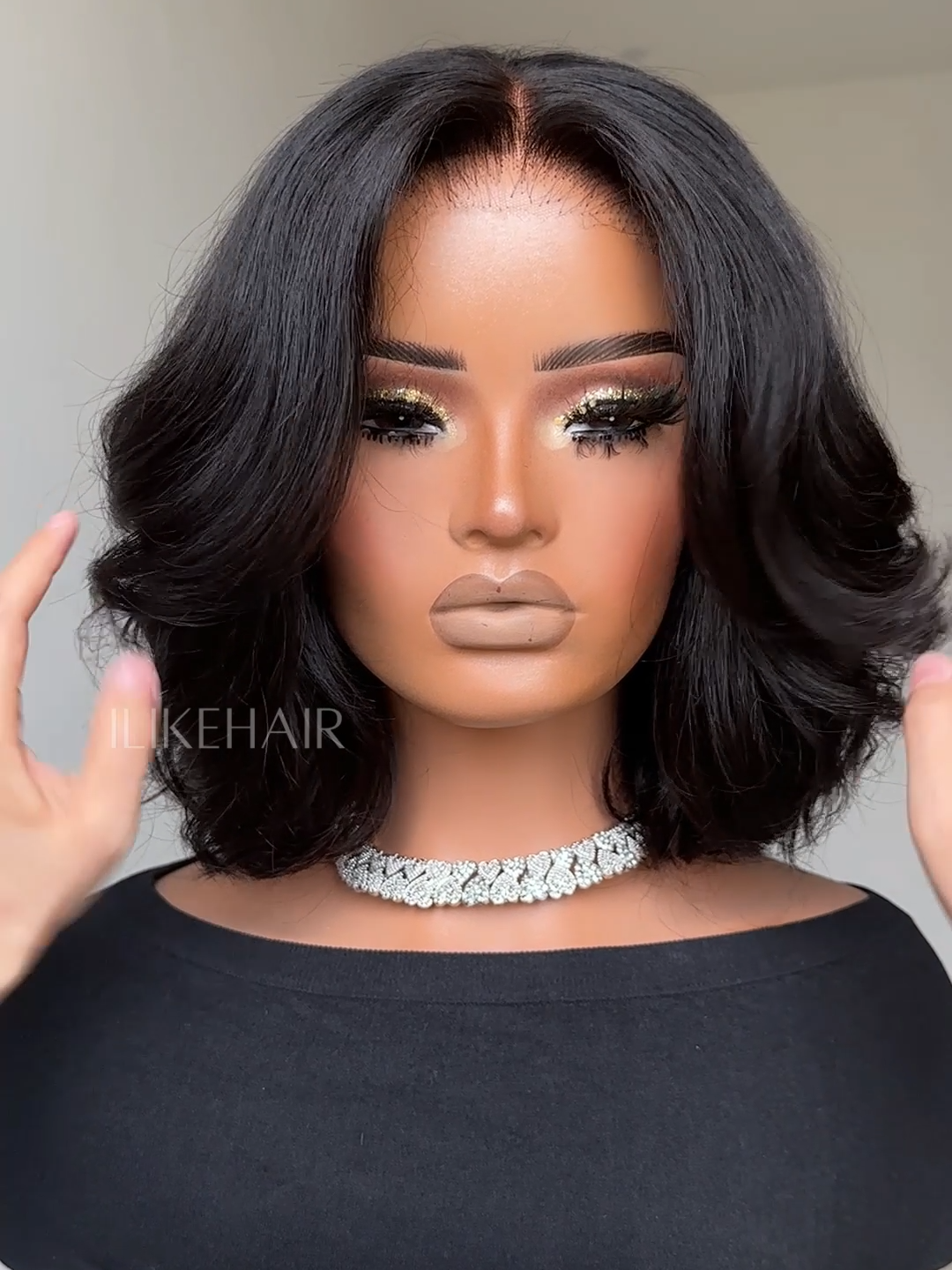 Wig of my dreams! Loveeee a layers soft look 😍 #fyp #foryou #ilikehairwig #ilikehaircom #wig #layeredhaircut #layeredwig #laceclosure #bobwig #wigmaker #gluelesswig #wearandgowig #wigtok #blackgirlmagic