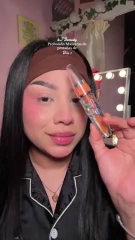 Probando Mascaras de pestañas de @KJ Beauty dia 1 🩷 hoy utilizamos exactitud con henna 10/10 pd: no me bajo el riso paso como aprueba de agua 🩷 #longervideos #fypageシ #dennisevillagran #beautyblogger #parati #review #kjbeauty 