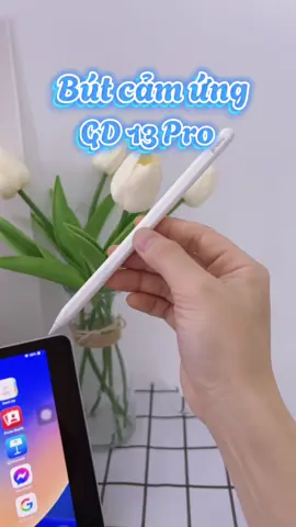 Bút cảm ứng GD13 Pro . Tương thích với các dòng ipad tùe 2018 -2022 , đặc biệt là air 4/5 , pro m1/2. Chống tỳ đè tuyệt đối .. #Tho #goojodoq #thietbicongnghe #phukiencongnghe #butcamung #butcamungipad #butcamunggoojodoq #GD13 #gd13pro #applepencil 