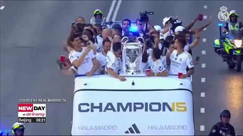 #Real Madrid win 15th Champions League title #Champions_League #RealMadrid #Title #DaniCarvajal #Vinicius #챔피언스리그 #레알마드리드 #다니카르바할 #비니시우스 #우승 #Arirang_News #아리랑뉴스 