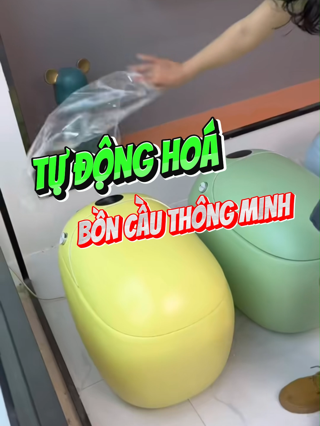 Tự động hoá với bồn cầu thông minh #gravi #noidiatrung #boncau