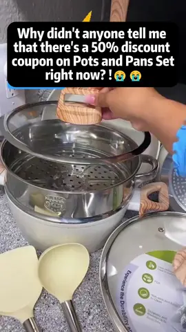 yall need this pots and pans set!Now there's a big discount！#foryoupage#tiktokshop#fyp#finegoods 