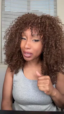 Hands down 10 out of 10! Love, Love, Love this wig! #bighairdontcare #curlywigs #syntheticwigs #tiktokwigtok #tiktokshopsummersale #wigtok #wiginfluencer 