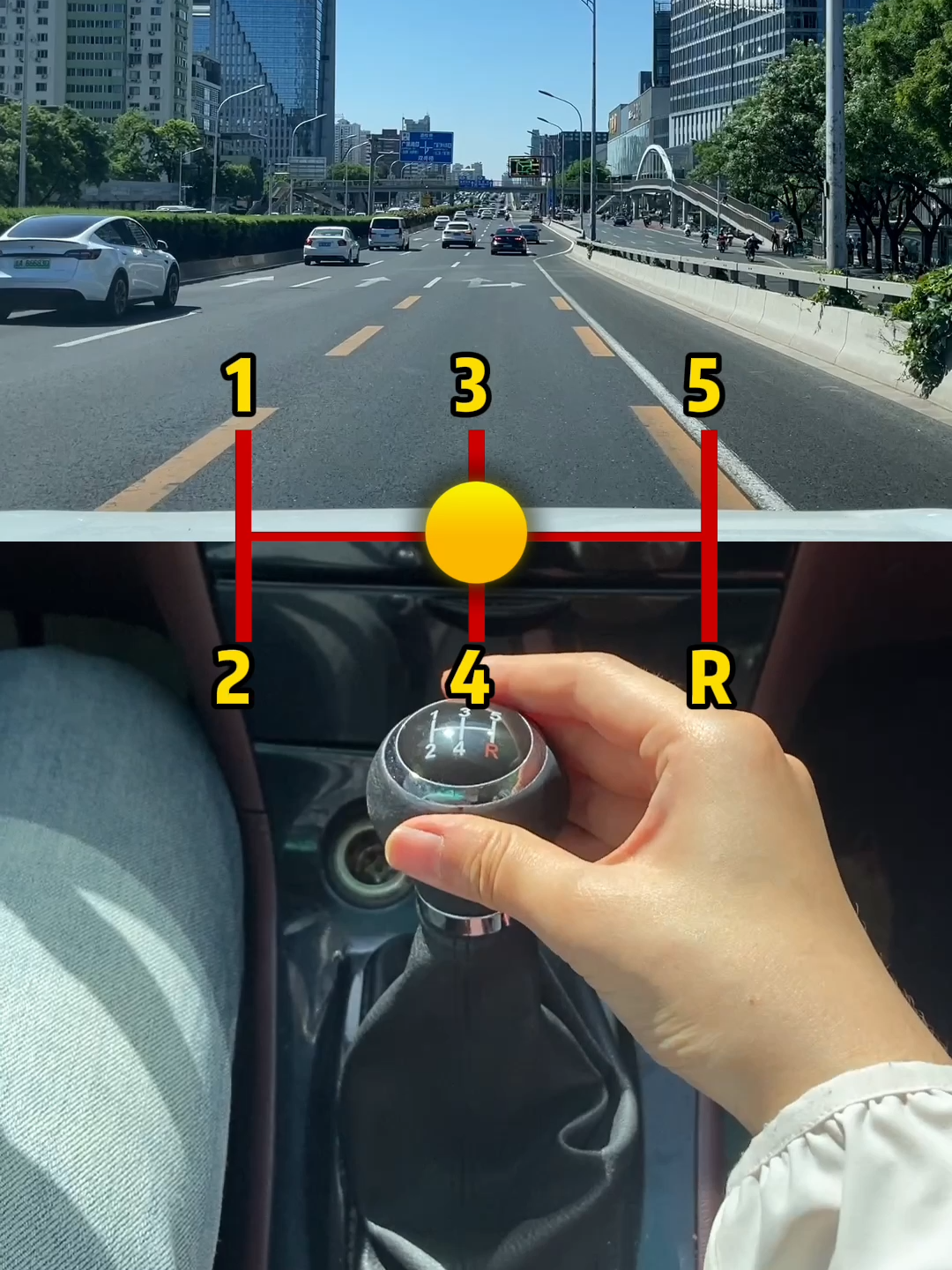 The speed corresponding to the car gear.#driving #skills #tips #knowledge #fpy