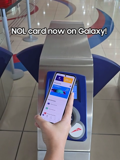 Upgrade your card from physical to digital. It's just a tap away, exclusively on Samsung Galaxy! 😉 #NOL #NOLcard #Samsung #SamsungGalaxy #Galaxy