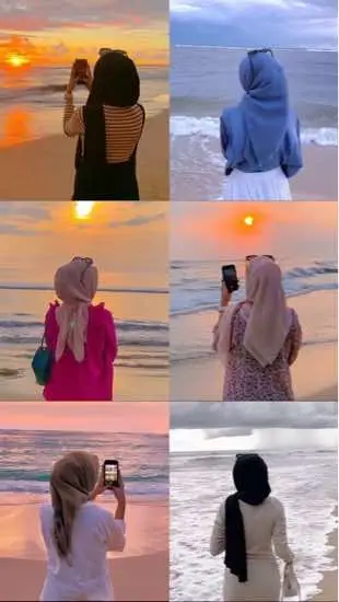 pantai+sunset=❤️