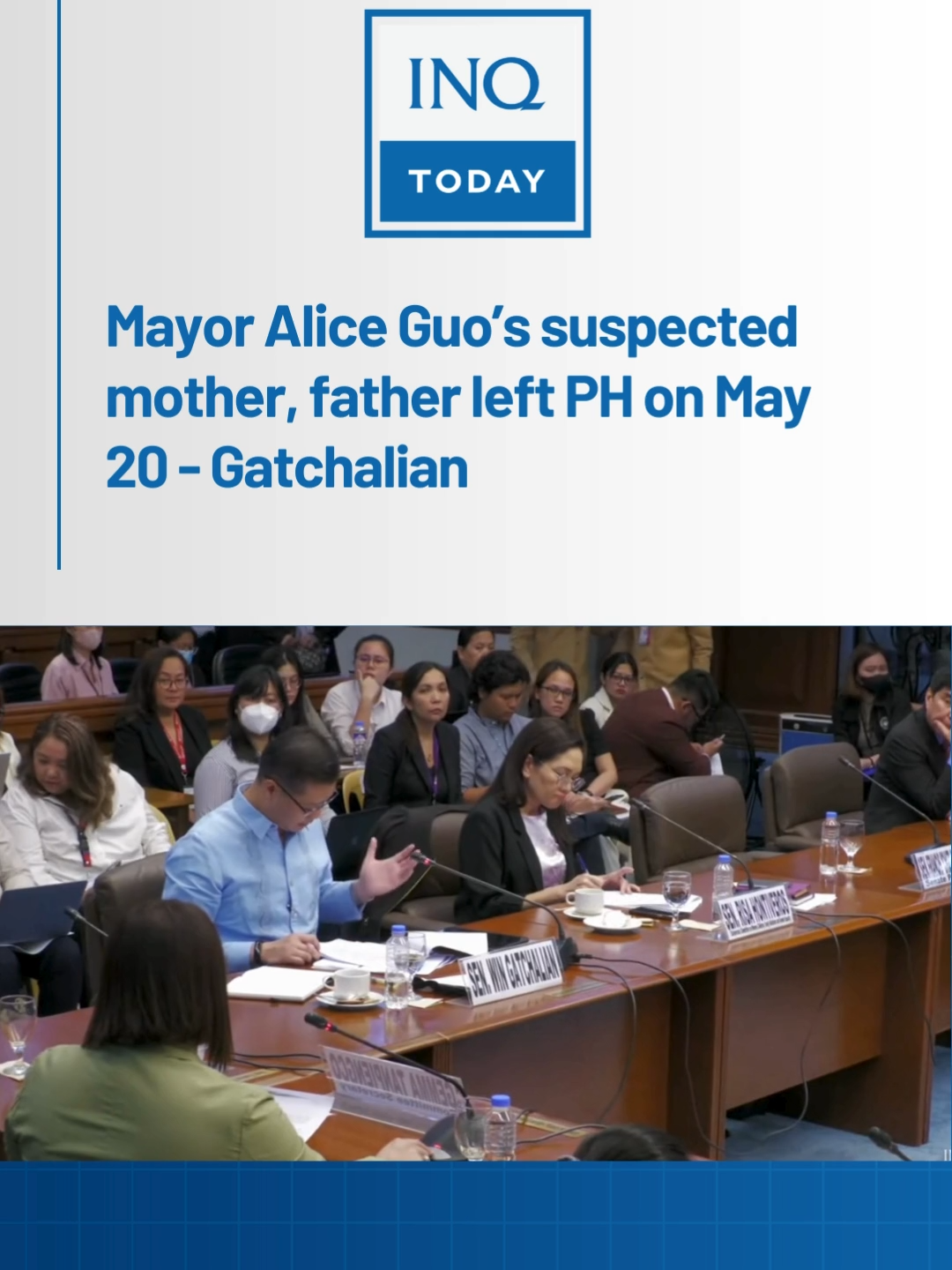 Chinese woman Lin Wen Yi, who is suspected to be Bamban Mayor Alice Guo’s mother, left the country in May and has yet to return, according to Senator Sherwin Gatchalian. #TikTokNews #SocialNews #NewsPH #inquirerdotnet