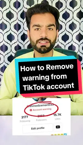 How to Remove warning from TikTok account  #Tiktok #Viralpost #tips #Foryou #foryoupage #Viral 