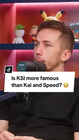 Is KSI more famous than Kai and Speed? 😳 #WhatsGood #Sidemen #KSI #ishowspeed #kaicenat 