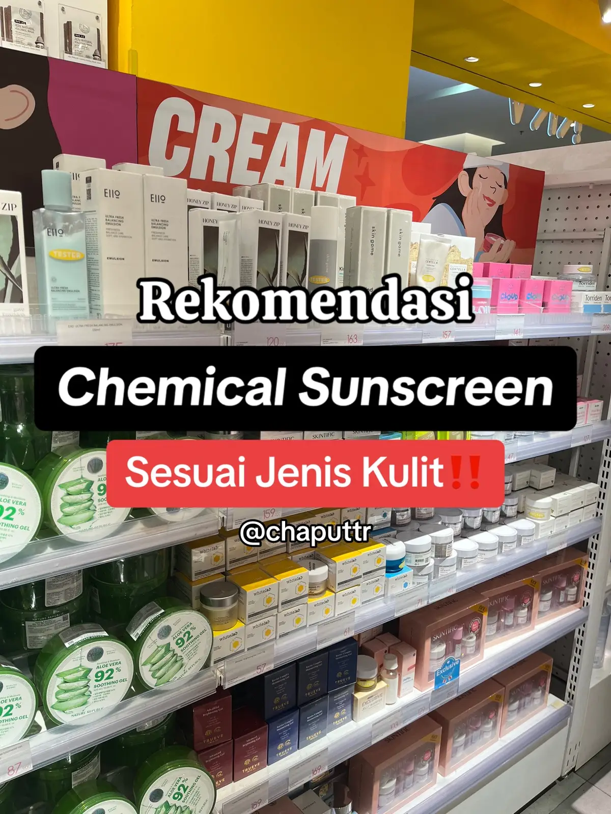 #sunscreen #chemicalsunscreen #rekomendasisunscreen #skincare #skincaretips #rekomendasiskincare #4u #fypシ゚viral 