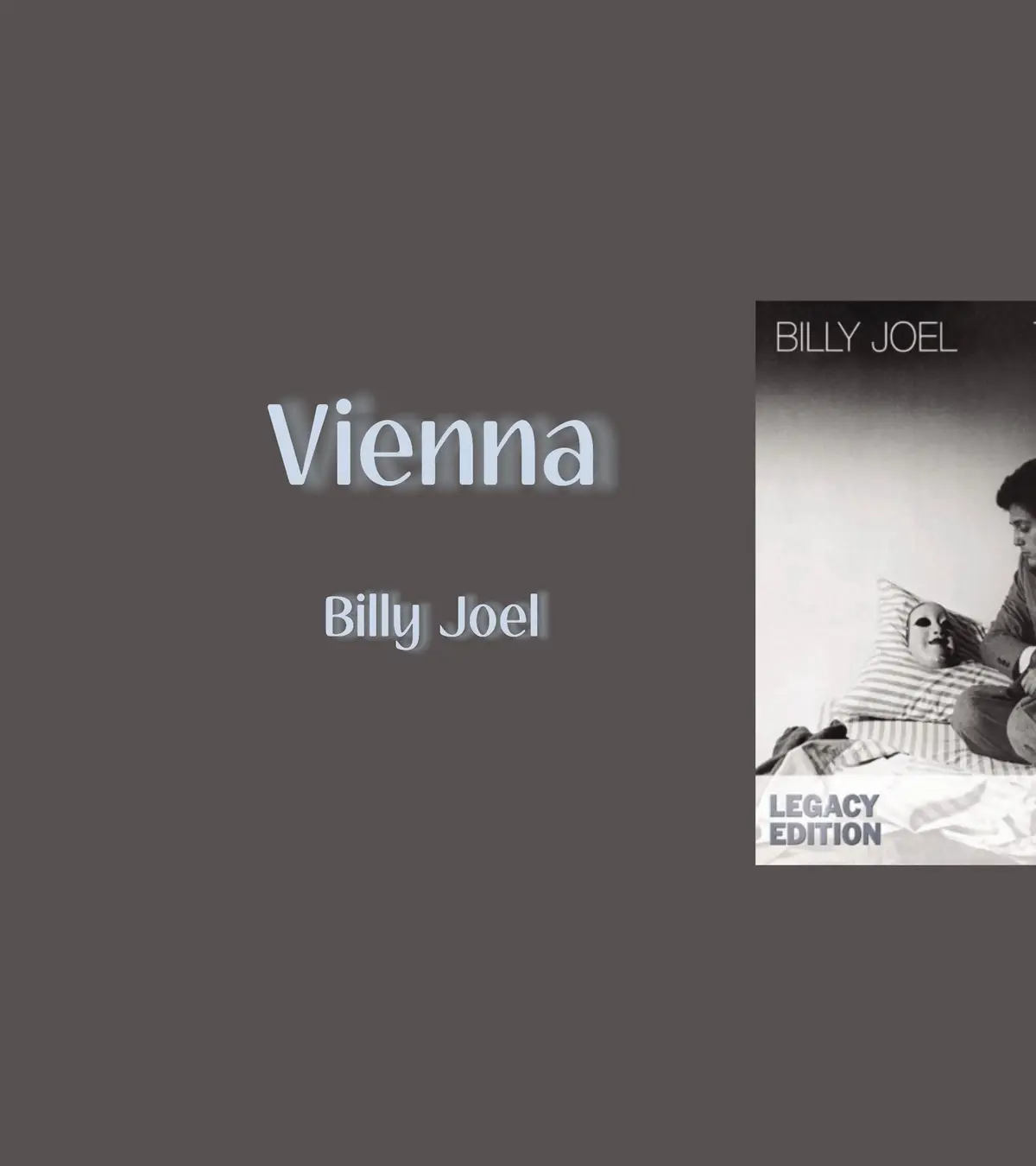 Leave suggestions bellow and drop me a follow if you love music!! #billyjoel #vienna 