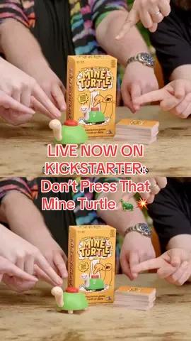 Hello! 🐢💥 We have a HUGE announcement - we've joined forces once more with the team behind asdfmovie to Kickstart a brand new game called Don't Press That Mine Turtle! You can find out more by heading to the 🔗 in our b1o.  #mineturtle #asdfmovie #boardgames #newgame #kickstarter #kickstartergames #games 