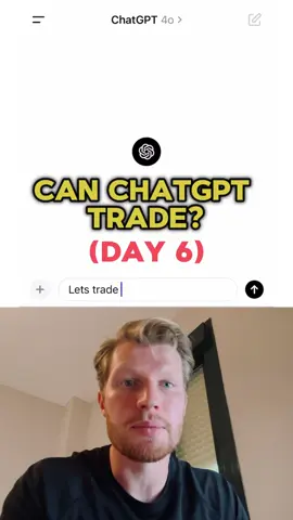 Can ChatGPT trade? Day 6 - 15/100 trades Follow along to see if chatgpt is profitable 🤖 @tradertjt #trading #trader #forex #crypto #futures #ai #chatgpt #algotrading #btc #bitcoin #eurusd #gold #xauusd