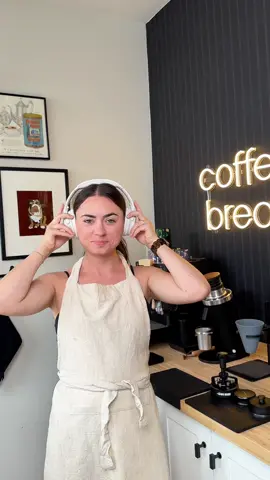 I did not expect her to do that #coffee #asmr 