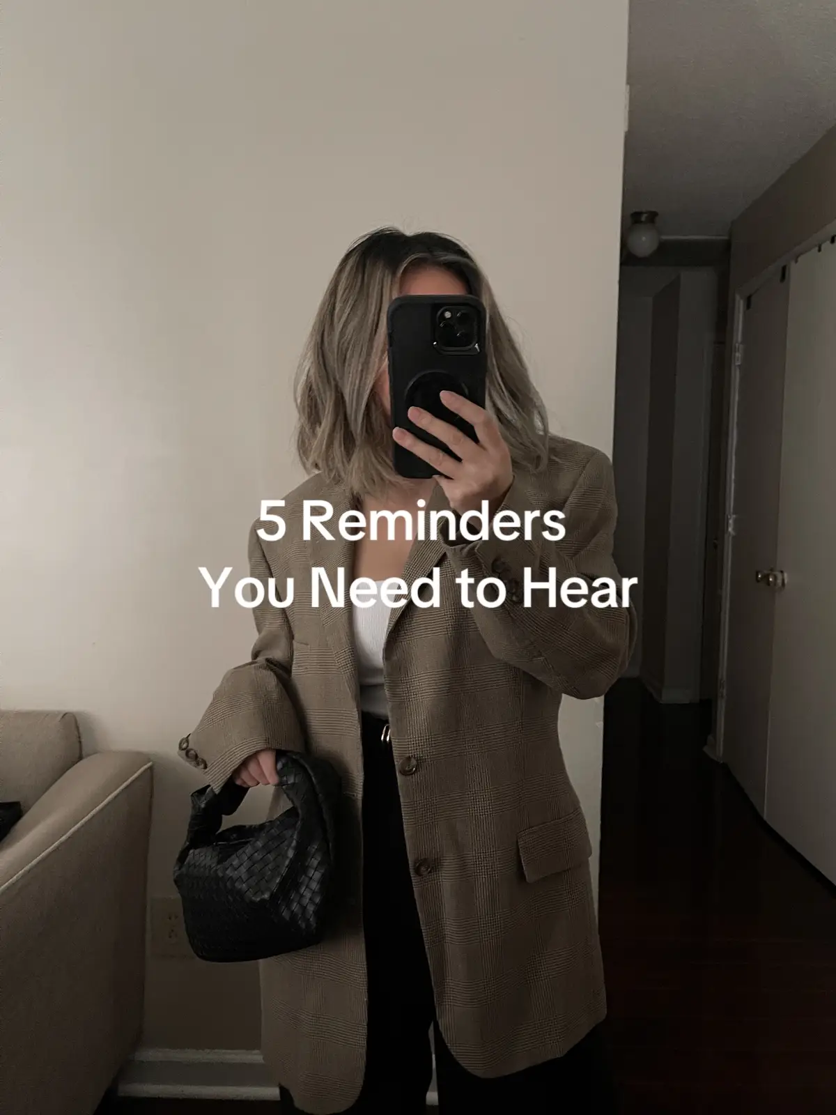 5 Reminders You Need to Hear ✨ #foryou #reminderforyou #reminder #remindertomyself #OOTD #summervibes #selfgrowth #outfitideas  Everything is going to be okay. Be proud of your growth. Relax and trust the timing of your life. Be open to the possibility that things will turn out better than you could imagine. Rest is part of the process too.