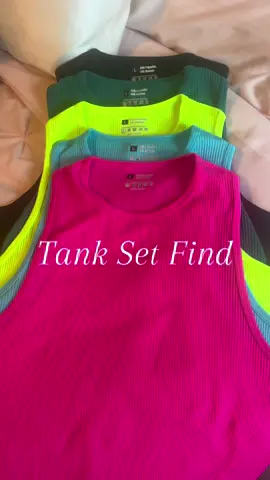 Loving these tops! I sized up in them and these colors are so vibrant for summer😍 #tanktops #tiktokshop #summer2024 #Summer #summeroutfitinspo #deals #tankset #tiktokshopsummersale #fyp #fypシ゚viral #finds #dealoftheday 