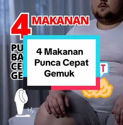 Hello everyone! Baru baru ni KKM dah keluarkan statistik yang menyatakan rakyat Malaysia semakin gemuk. Lebih separuh (54/4%) rakyat dewasa di Malaysia adalah overweight and obese. Salah satu puncanya adalah pemakanan. So, apa makanan yang menyebabkan gemuk? Jom kak Sihat share apa makanan yang boleh bagi kita gemuk. Save this for future reference!!! 1️⃣ Ultra-processed food. Makanan macamni biasanya tinggi gula, garam dan ada unhealthy fats. 2️⃣ Makanan tinggi kalori. 3️⃣ Makanan dan minuman manis 4️⃣ Makanan bergoreng. Bear in mind obese and overweight menyumbang kepada penyakit yang serius kalau kita tak ubah lifestyle kita sekarang. Sekarang dah tahu apa makanan punca gemuk kan? Jom sama sama ubah oki. Kak Sihat pun tengah struggle ni nak cut sugar 😭 Korang yang dah berjaya cut sugar, ada tips takk? 🥹 #AboutMe #healthylifestyle #HealthTips #healthyhabits #makanangemuk #fyp #beranda #healing #farmasisihat #hiduplebihjikasihat