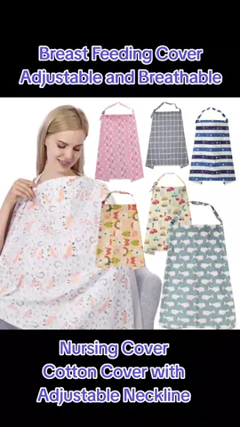 Breast Feeding Cover Nursing Cover Breathable Baby Feeding Cotton Cover with Adjustable Neckline Price dropped to just ₱121.00!