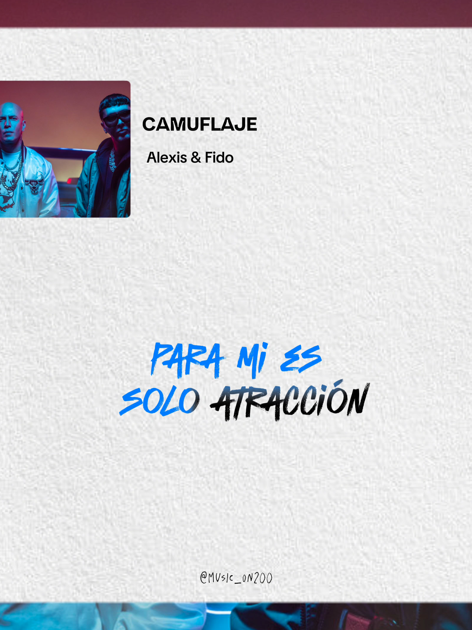 CAMUFLAJE - ALEXIS & FIDO   #camuflaje #alexisyfido#viejaescuela #clasico #clasicosdelreggeaton #reguetonviejo #reggaetonantiguo #parati #rolasparaestados #music #musica #lyrics #rolas #paradedicar  #letrasdecanciones #parati #foryou #tendencia #fyp #fypシ #rolitas #music #videolyrics #tiktok #viral #estadosparawhatsapp #paradedicar #parat #reggaeton #musica #dedicala #dedicalarolita #rolasbrutales #canciones #cancionesparadedicar #paratiiiiiiiiiiiiiiiiiiiiiiiiiiiiiii #pinchetiktokponmeenparati #letras #lyric #videosvirales #edits #cancionesparahistorias #rolas30seconds #pinterest #indirectas #indirectasdirectas #trap #indirectas #pareja #romántico  #whatsapp #letrasdeamor #estados #tendencia #pinterest #ánimo #spotify #rolitaschidas #rolasparaestados #greenscreen #indirectas #tendencia #remix #songtime #explore #viralvideos #trap #rap #longervideos #oldschool #rolitasparadedicar #tiktokviral #foryoupage #letras